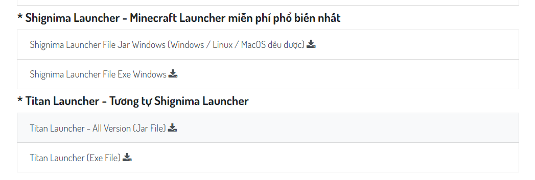 Đường link tải Minecraft miễn phí trên máy tính