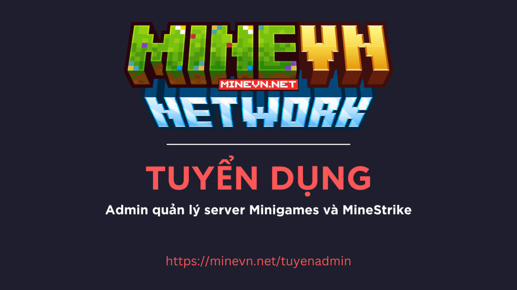 MineVN tuyển admin